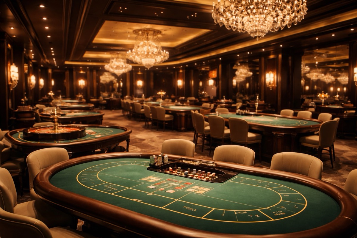 บรรยากาศคาสิโนสด WE88 พร้อมโต๊ะเกมยอดนิยม